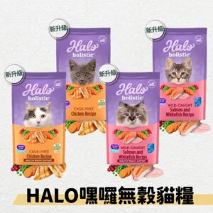 HALO嘿囉貓糧 幼貓鮭魚｜成貓雞肉｜成貓鮭魚