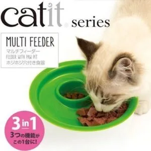 ?Catit 貓咪喵星2.0 樂活系列 三合一多功能餵食器