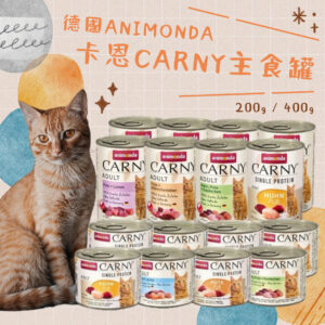 🐱【一箱免運優惠】Animonda 阿曼達CARNY卡恩成貓主食罐