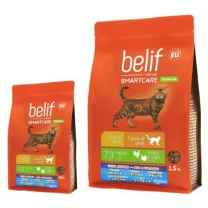 比利夫 Belif 雞肉&火雞肉配方 完美體態 成貓飼料 1.5公斤