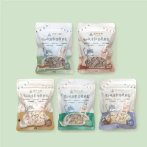 寵物派對山珍海味凍乾鮮食/凍乾零食/零添加/純天然原形肉/適口性佳