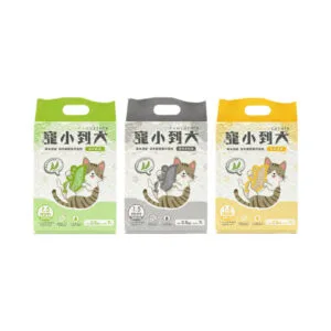 寵小到大 1.5mm高吸水分子豆腐貓砂系列(7L) 2.5kg/包